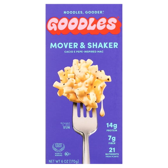 Goodles Mac & Cheese Mover & Shaker, Cacio E Pepe, Macaroni , Shelf-Stable, 6 oz