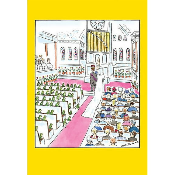 Nobleworks Frog Wedding Funny / Humorous Wedding / Marriage Congratulations Card