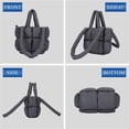 thumbnail image 5 of LinYooLi Puffer Tote Bag, Soft Puffy Bags for Women Light Down Cotton Padded Quilted Tote Bags Quilted Carryall Purse, 5 of 7