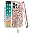thumbnail image 3 of For Apple iPhone SE 3 (2022) SE/8/7 Bling Crystal 3D Full Diamonds Jewelry Sparkle Rhinestone Glitter Protective Cover ,Xpm Phone Case [ Pink ], 3 of 3