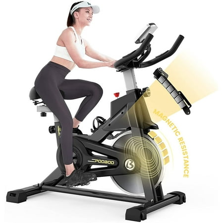 Pooboo Indoor Cycling Bike Exercise Bikes Stationary Magnetic Resistance for Home Cardio Workout Machine 350lb