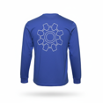 thumbnail image 3 of Men’s Fire Flower Heavyweight Long Sleeve T-Shirt – 100% Cotton Workwear Crew Neck, 3 of 3
