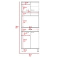 thumbnail image 7 of Freestanding Kitchen Storage Cupboard with Drawer & Microwave Shelf, Kitchen Pantry Cabinet with Countertop, Dining Room Storage Cabinet with Closed & Open Storage, Kitchen Storage Cabinet, Beige, 7 of 7