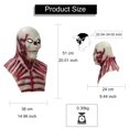 thumbnail image 4 of Máscara de esqueleto de látex realista para Halloween y cosplay, 4 of 5