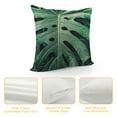 thumbnail image 4 of Fenyluxe Palm Leaves Decorative Throw Pillow Cover Case Tropical Palm Leaves Jungle Leaf Outdoor Home Pillow Cases Summer Rainforest Plant Cushion Cover 22x22in, 4 of 5