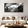 thumbnail image 2 of Elephant Stock Vintage Racing I Wall Art - Horizontal Multi Panel Canvas - Living Room Wall Decor - Transportation Multi Panel - Silver And White Decor By Ethan Harper - 92" x 45", 2 of 4