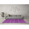 thumbnail image 3 of Ahgly Company Indoor Rectangle Abstract Purple Modern Area Rugs, 8' x 12', 3 of 4