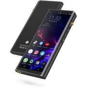 MP3 Player&MP4 Player with Bluetooth and WiFi,4.82" Touch Screen Portable Hi-Fi Lossless Sound Music Video Audio Player Storage Devices Support 128GB Extended Memory and SIM Card(black）