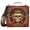 Medieval Skeleton, variant on 3 Ring Zipper Binder with Shoulder Strap Waterproof Trapper Keeper 2 Inch D-Ring 500 Sheets Capacity Colorful Galaxy with Stars