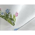 thumbnail image 4 of Ambesonne Tiki Bar Quilted Bedspread Set 3 Pcs, Hibiscus, Queen Size, Pale Blue Pink Green, 4 of 5