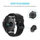 thumbnail image 2 of 10 Uds enchufe de puerto de carga antipolvo para Garmin Fenix ​​7 7S 7X 6 5X (negro transparente) Tmvgtek Para Estrenar, 2 of 2