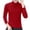 Red, variant on ZVNAΖH Men's Casual Turtleneck Pullover Tops Slim Fit Long Sleeve Basic Lightweight Sweaters, Sizes L-3XL