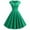 Green, variant on Patlollav Dresses Women V-Neck Summer Solid Casual Short Sleeve Mini Dress