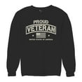 thumbnail image 5 of Proud Veteran Sweatshirt Veteran's Day Military Honor US Flag Army Air Force RED Friday American Patriot Crewneck, 5 of 7