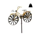 thumbnail image 3 of Bicicleta amarilla WEIHJMXG decoración de estaca de estilo vintage amarilla rústica, 3 of 5