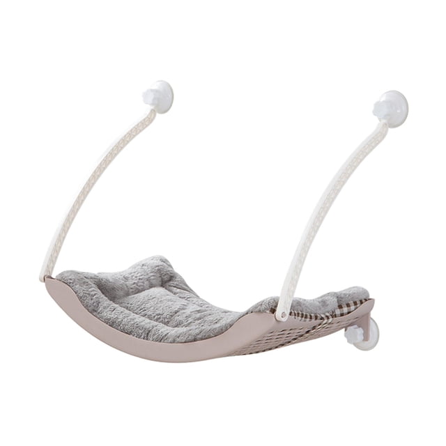 Hamaca con ventana para gatos Yuyangstore cama para dormir estable con manta de felpa