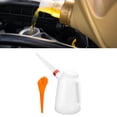 thumbnail image 1 of Jarra medidora de aceite, dispensador de aceite con vertedor flexible y tapa translúcida, recipiente para vehículo, barco, coche, motocicleta 4 litros, 1 of 8