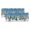 Blue, variant on Blue Snowman Christmas Curtain Valances for Windows, Xmas Tree Green Snowflake Light Filtering Kitchen Curtains, Rod Pocket Window Valance Curtains for Living Room Bedroom, 42" W x 12" L, 2 Panels