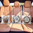 thumbnail image 3 of Juego de 4 fundas de almohada de 18 x 18 con decoración de Pascua, fundas de almohada con huevos de conejito de Pascua, decoración de granja de primavera, funda de almohada suave y, 3 of 5