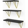 thumbnail image 1 of AMERIERGO 3 Packs Floating Shelves Wall Mounted Shelves for Bedroom, Living Room, Bathroom, Kitchen, 1 of 7
