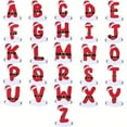 thumbnail image 4 of LSLJS Christmas Tree Decorations 26 English Letters Ornaments DIY Xmas Tree Hanging Decor with Christmas Hat, Christmas Ornaments Christmas Decorations, 4 of 5