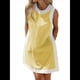 thumbnail image 2 of Conjuntos de 2 Piezas para Mujer: Jersey Informal de Cuello Redondo Sin Mangas con Bloques de Color y Pantalones Cortos A Juego con Bolsillos Amarillo XXL, 2 of 10