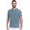 03-GrayBlue, variant on Mens Knit Polo Shirt Short Sleeve Lightweight Viscose Polo Sweater Casual Ribbed Textured Summer Golf Shirt Soft Breathable Fashion Pullover