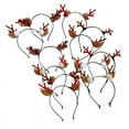 thumbnail image 4 of Diadema de astas navideñas, bonita cueva para el cabello para Halloween, paquete de cabello fino, bonita pinza para el cabello, tocado para el cabello a presión, estilo fresco y dulce, 4 of 5