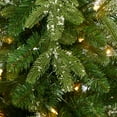 thumbnail image 4 of 44in. Snowed Grand Teton Fir Artificial Christmas Tree with 50 Clear Lights and 111 Bendable Branches in Planter, 4 of 6