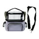 thumbnail image 3 of Bolsa de maquillaje, soporte transparente para brochas de maquillaje, impermeable, portátil, profesional, bolsa de cosméticos de viaje, organizador de violeta, 3 of 8