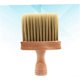 thumbnail image 2 of Cepillo profesional para el cuello de barbero con mango de madera cómodo para una fácil limpieza del cabello en el salón., 2 of 5