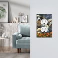 thumbnail image 2 of Zufioo Sunflower Field Spotted Dog Print Switch Wall Plate, Dustproof and Heat-resistant Decorative Wall Switch Cover, Suitable for Residential and Commercial Areas-Mid-size, 2 of 8