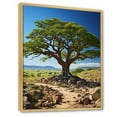 thumbnail image 2 of Designart "Splendid African Green Tree" Floral & Botanical Floater Framed Canvas Print, 2 of 7