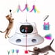 thumbnail image 1 of Juguete láser interactivo para gatos QUEOPFU 3 en 1 con 5 patrones láser, 1 of 9