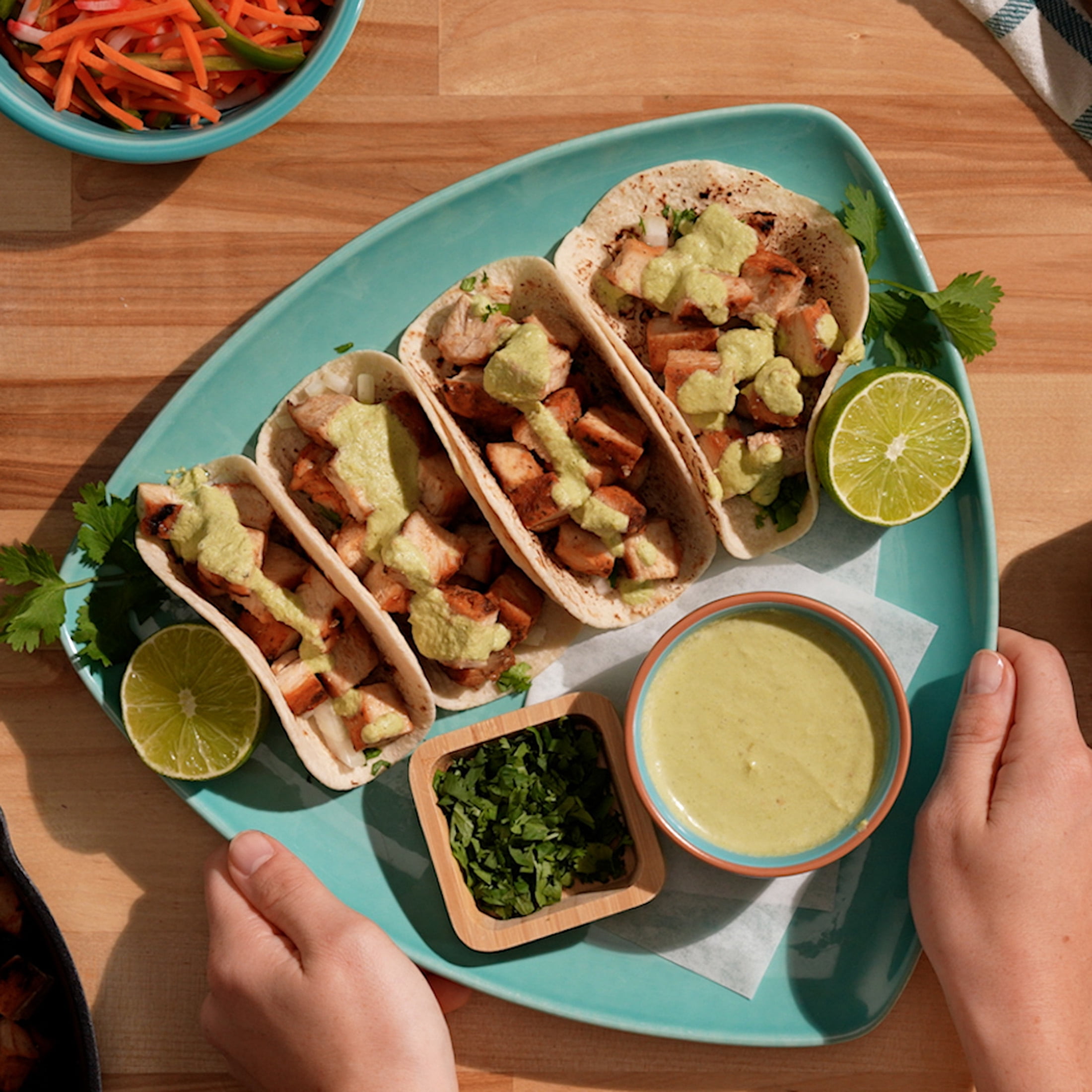 Street Taco Chicken with Crema