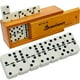 thumbnail image 1 of Juego de dominó Queensell Dominos Double 6 con funda de madera para adultos, 1 of 9
