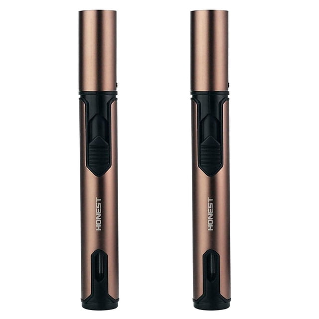 Antorcha Resistente VentDepot StickTorchBrown 2 Pzas Marrón Recargable Gas Butano