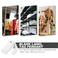 thumbnail image 2 of Miangastore White Tags With String Paperboard 100Pcs 4.76X2.36X0.04In, 2 of 9