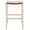 Cognac/Beige, variant on SAFAVIEH Aariz Rectangle Counter Stool, Black/Natural (18.5 in. W x 19 in. D x 26.8 in. H)