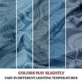 thumbnail image 6 of Lux Decor 6-Piece Full Size Bed Sheets Set – Ultra-Soft Microfiber, Paisley Print, Upto 16" Deep Pocket Fitted Sheet, Flat Sheet & 4 Pillowcases, Navy Blue, 6 of 11