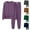 Dark Purple, variant on AnuirheiH 2 Piece Crew Neck Sweatshirts Women Jogger Set for Women, Long Sleeve Irregular Pullover Top/Shirt Set Solid Color