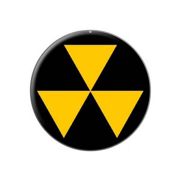 Fallout Shelter Lapel Hat Pin Tie Tack Small Round