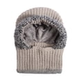 thumbnail image 4 of XIAOCHA Women’S Soft Lined Beanie，Full‑Coverage Knit Hats，Fall‑Winter Outdoor Headwear,Grey, 4 of 4