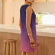 thumbnail image 5 of TaTaai Women's Round Neck Sleeveless Slip Dress Solid Color Casual Pullover Dress with Side Slit Lightweight Summer Stretchy Fit Gift, 5 of 6