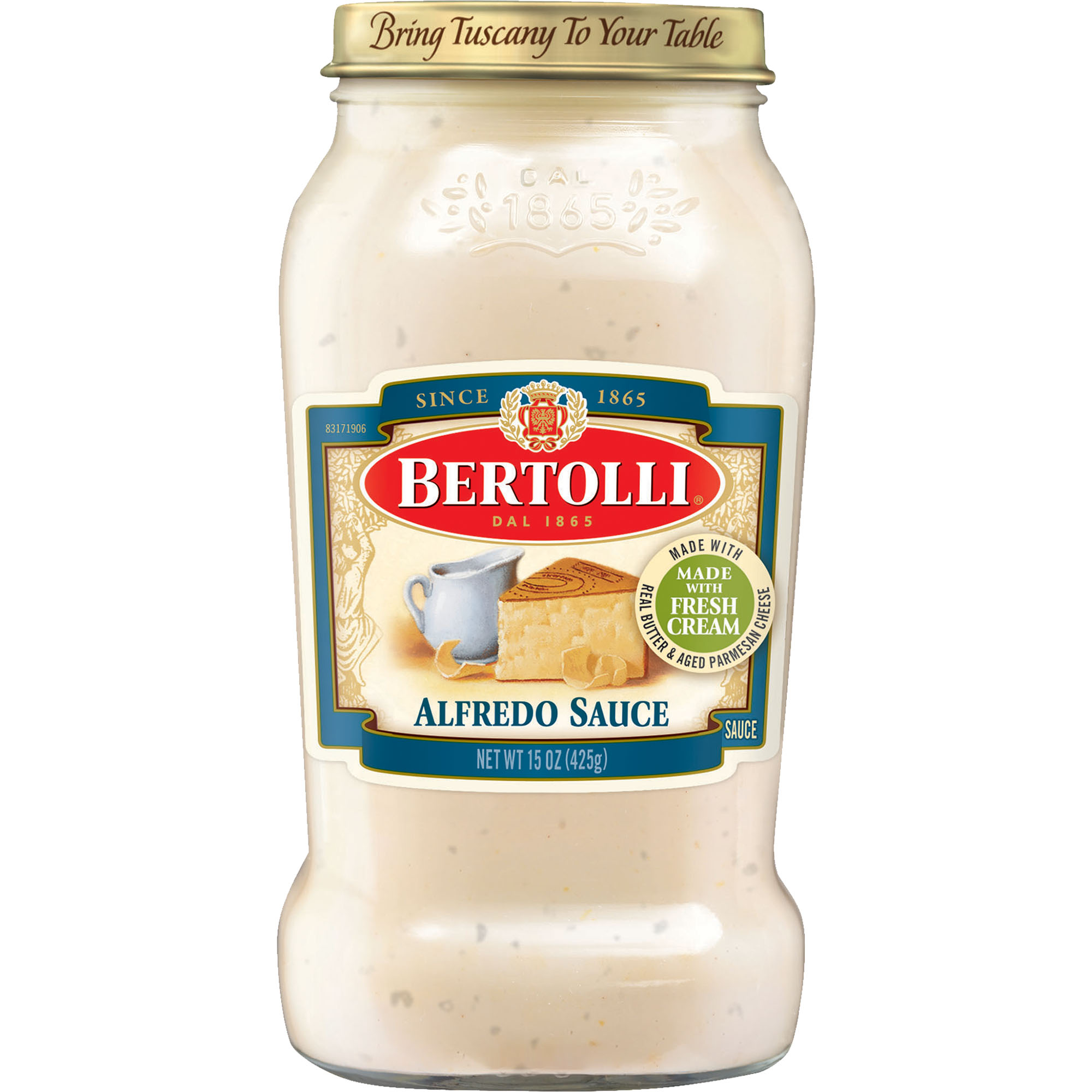 Bertolli Alfredo Pasta Sauce with Aged Parmesan Cheese, Made with Fresh Cream and Real Butter, 15 oz - image 2 of 8