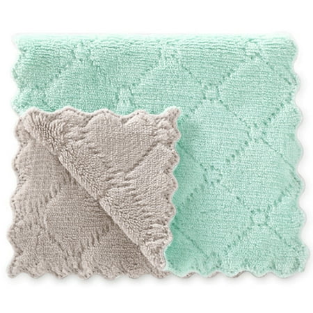 

Dheera Microfiber Cleaning Cloth Multi-Functional Reusable Soft Rags for Kitchen Wipes