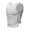 White, variant on Adjustable Padded Martial Arts Chest Guard, Karate Taekwondo Sparring Body Protector for Boxing, Muay Thai & MMA Training