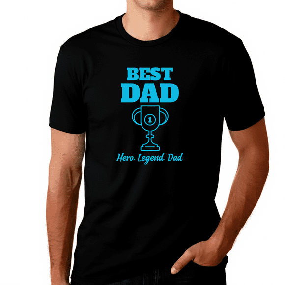 Papa Chemise Pères Chemise de Jour 1 Papa Chemises pour Hommes Meilleur Papa Chemise Pères Cadeaux de Fête de Fille