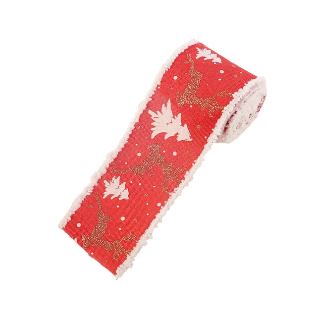 COM1950s Christmas Tree Decorations, Small Christmas Tree, Christmas Snow Ribbon Car Christmas Tree Holiday Decoration Ribbon Gift, Christmas Tree Stand, Christmas Tree Ribbon