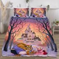 thumbnail image 4 of Juego de cama con estampado de La Bella y la Bestia: juego de cama con estampado de dibujos animados para niños, perfecto para regalos de cumpleaños y vacaciones: artículos esenciales para el hogar y, 4 of 6